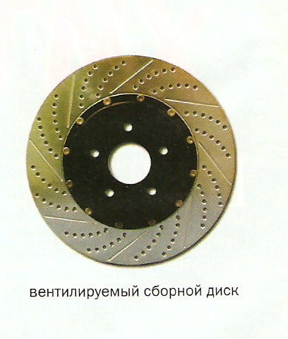 вентилируемый сборной диск