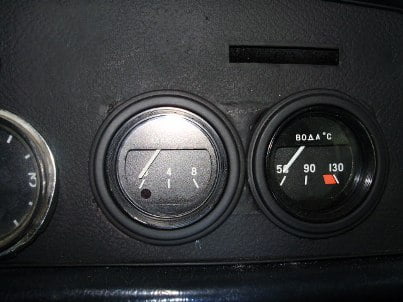 приборы давления масла и температуры в автомобиль москвич