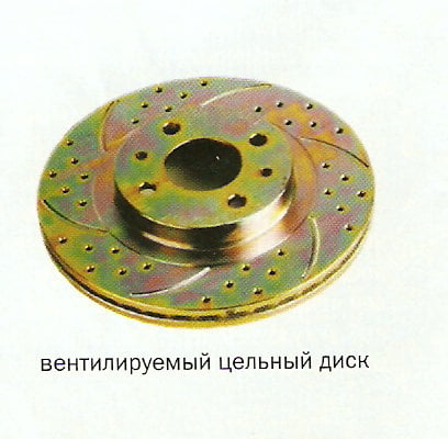вентилируемый цельный диск